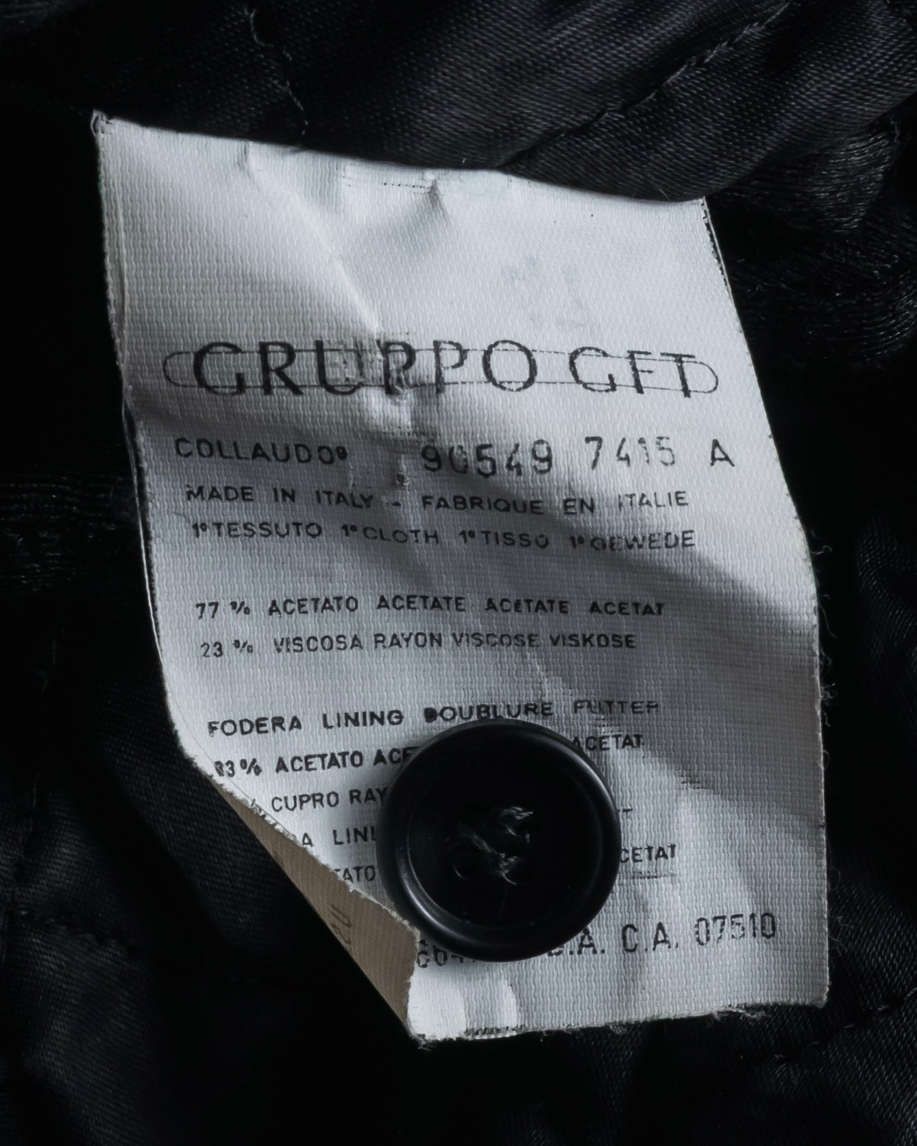 "VALENTINO" 90’s Couture-lined hooded coat