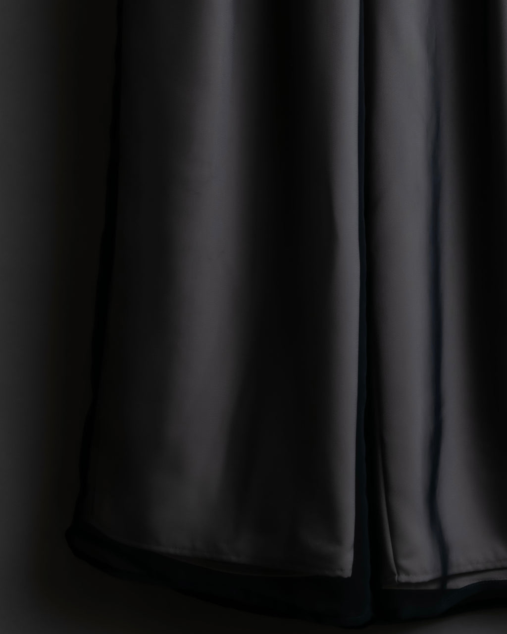 "LANVIN en Bleu" Sheer layered sarouel wide pants