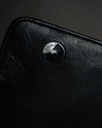 –SPECIAL– "VALENTINO GARAVANI" 2010’s Noir rockstud exotic patchwork chain bag