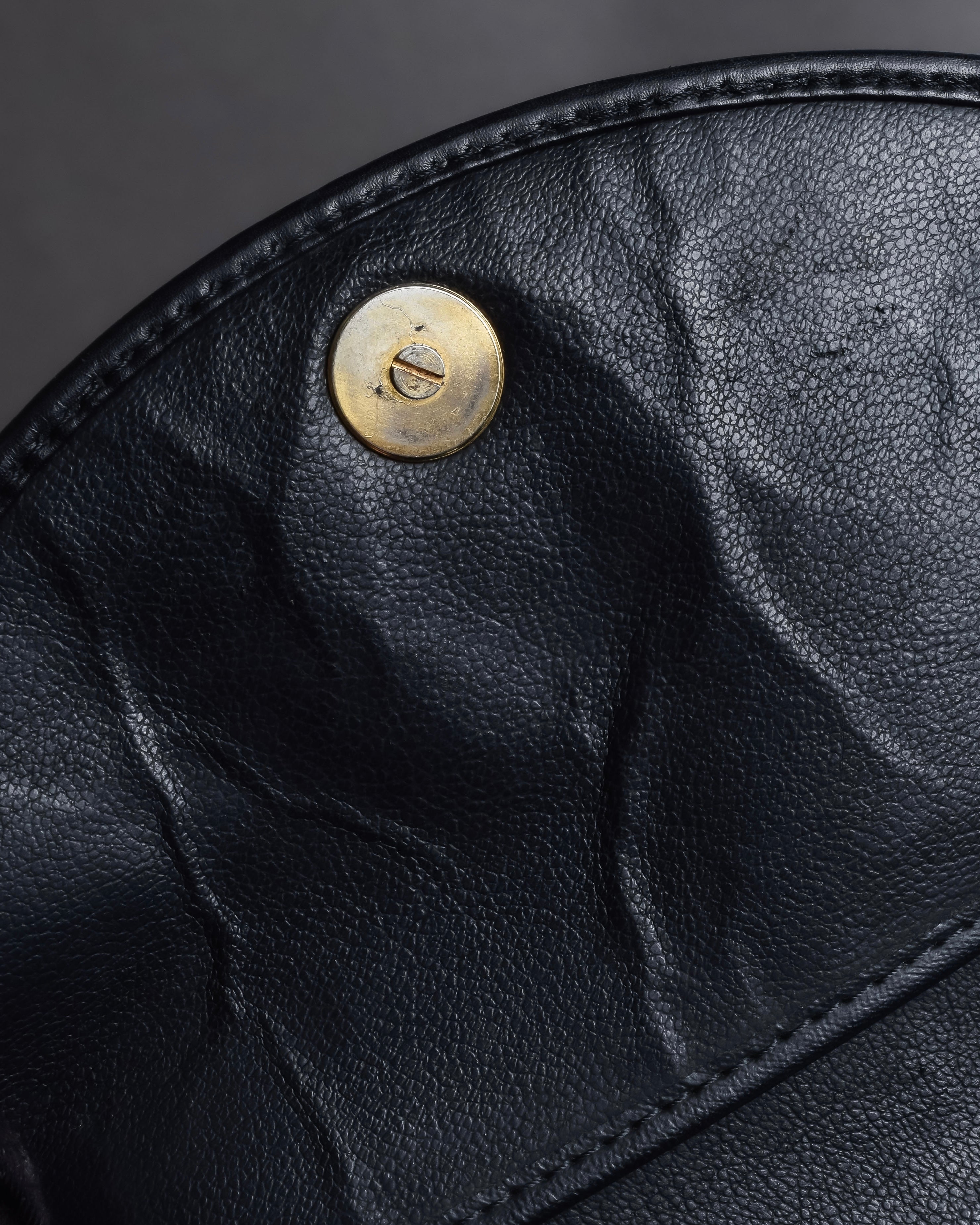 "Christian Dior" Vintage logo design leather hand bag
