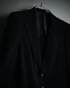 "Y’s" 00’s Asymmetric pleated-back three-button jacket