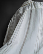 "Loro Piana" Multi-stripe pattern natural color shirt