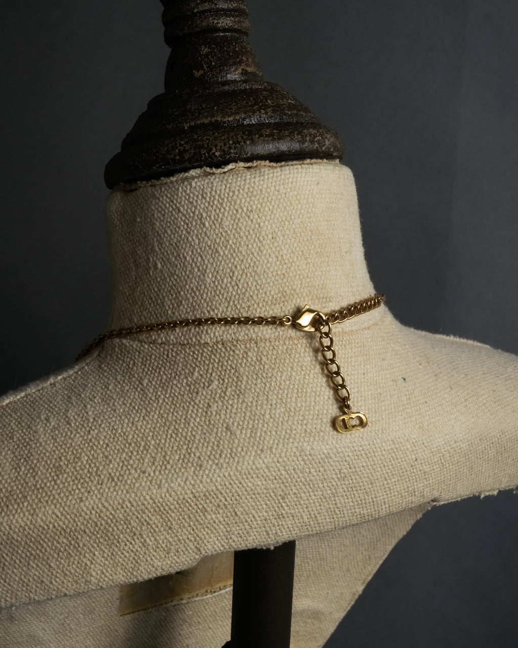 "Dior" CD logo iconic top design necklace