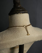 "Dior" CD logo iconic top design necklace