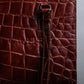 “Jean Paul Gautier” Crocodile-embossed business bag