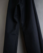 "US navy inspired lace back wide sailor pants"