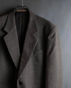 "Vintage heathered wool tailored jacket"