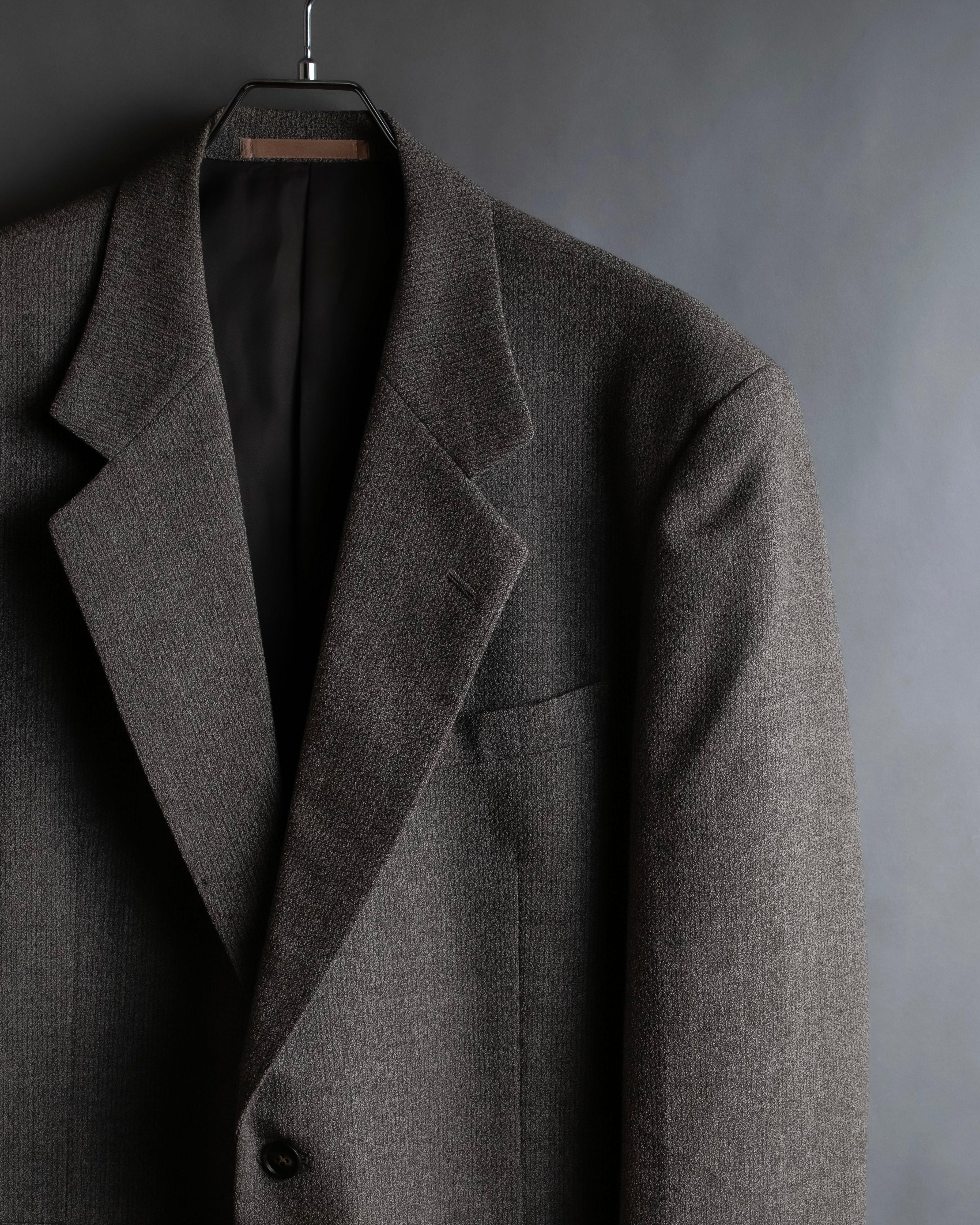 "Vintage heathered wool tailored jacket"