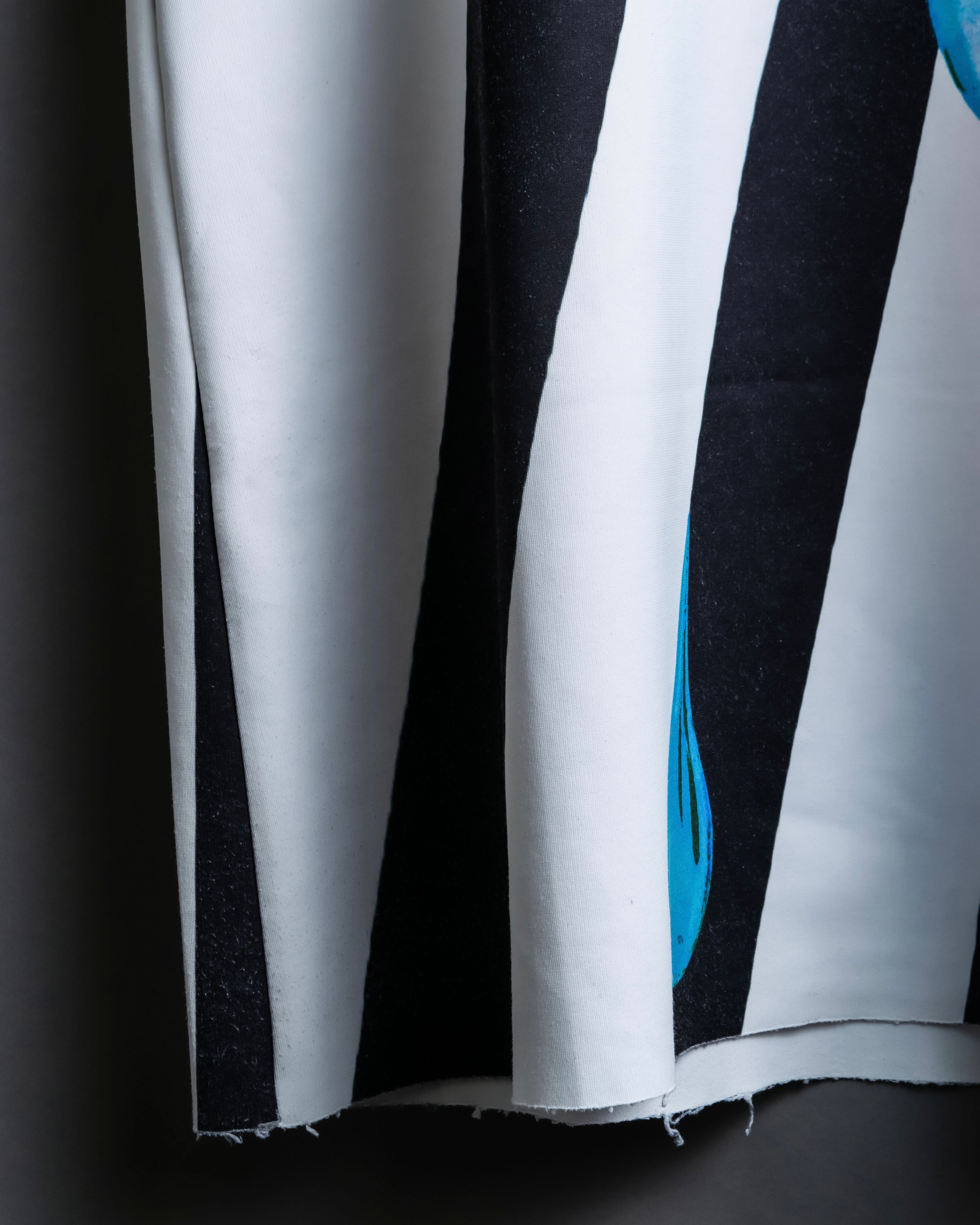 "RAF SIMONS" 14ss Neoprene graphic sleeveless T-shirt