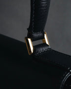 "Salvatore Ferragamo" Mid 90’s archival envelope flap top-handle bag