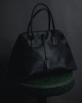 "PRADA" 90’s-00’s Vitello daino leather doctor bag