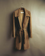 -SPECIAL- “Max Mara” 90’s-00’s Angora blend belted wrap coat
