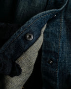 "GUCCI" Vintage faded shaped denim jacket