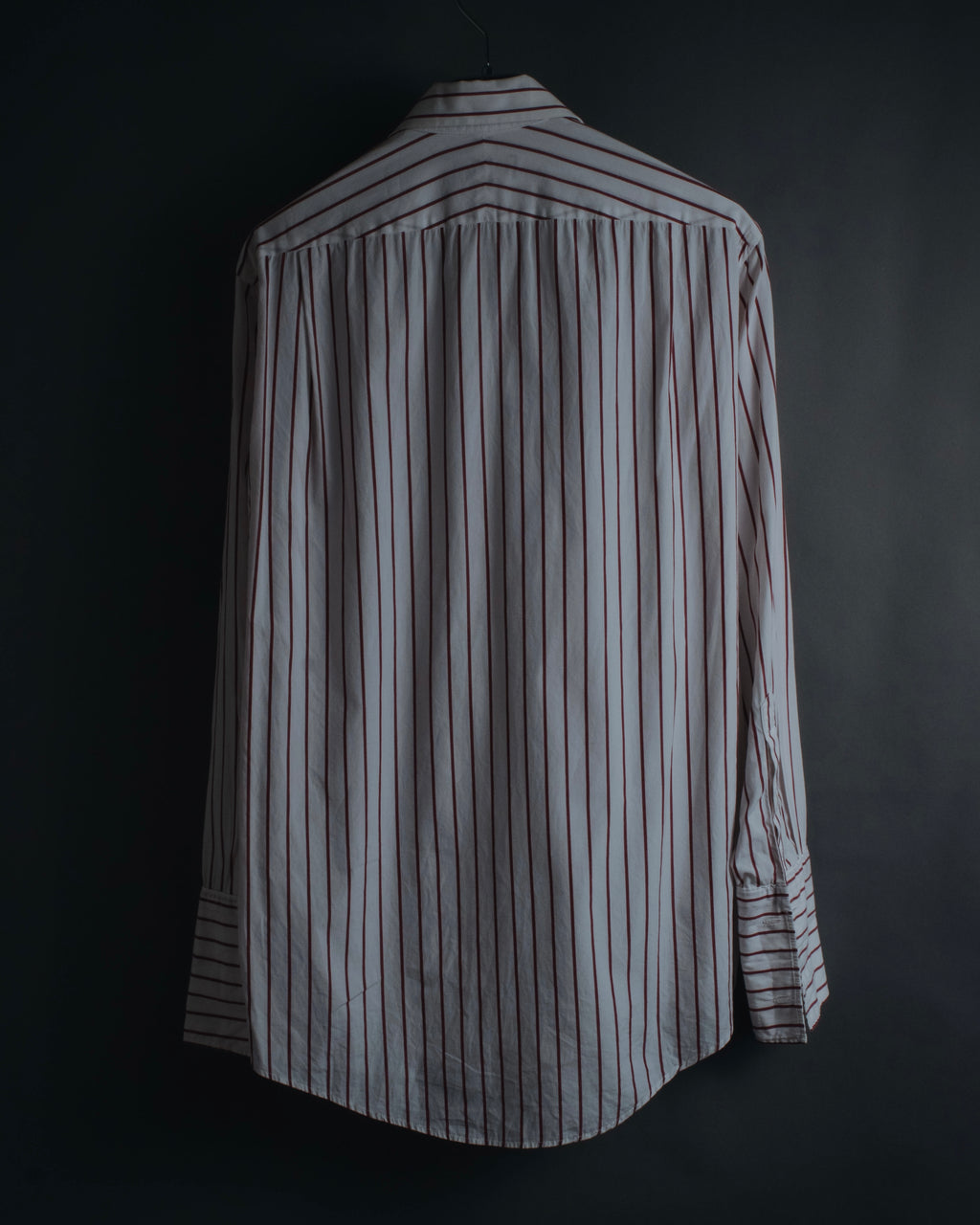 "Christian Dior" 80’s classic striped cotton dress shirt