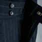 “GUCCI”  chalk stripe designed wide pants