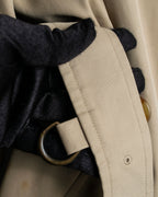 "BURBERRYS" Military detail classic trench coat