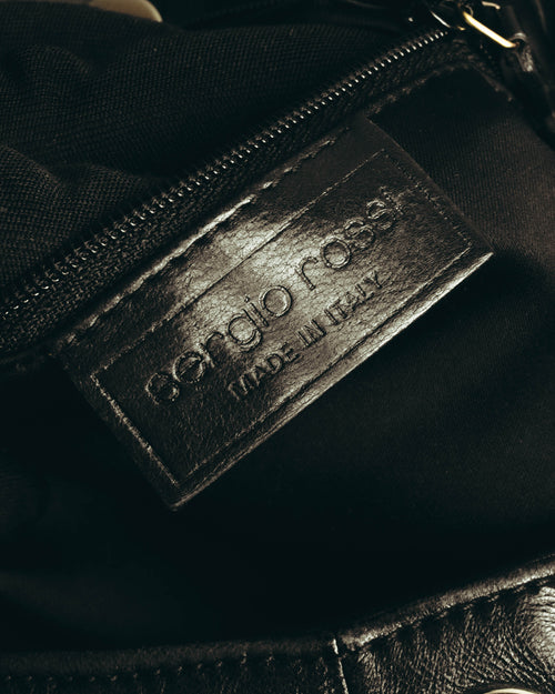 "Sergio Rossi" 00's-10's Soft leather hobo shoulder bag