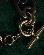 “HERMES” 20’s Eurydice horn chain bracelet