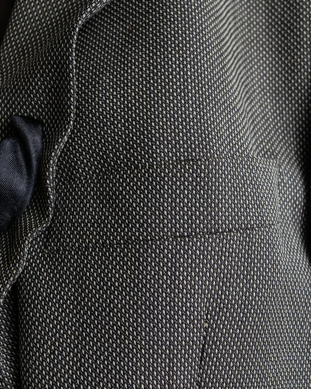 "HUGO BOSS" Woven pattern oversized 3 button tailored jacket