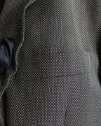 "HUGO BOSS" Woven pattern oversized 3 button tailored jacket