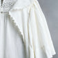 "ISABEL MARANT" Lace knit frill docking sheer blouse