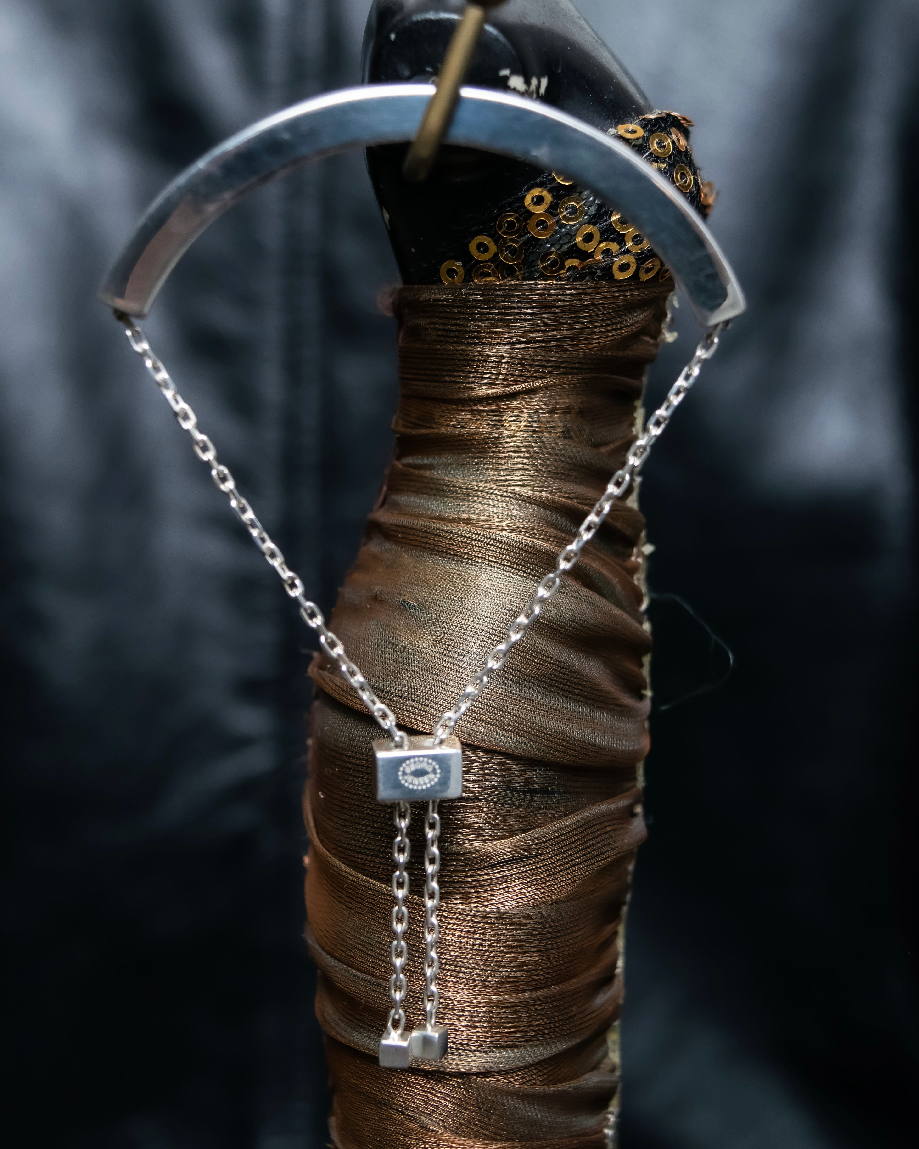 "GEORG JENSEN Aria" Round silver design bracelet