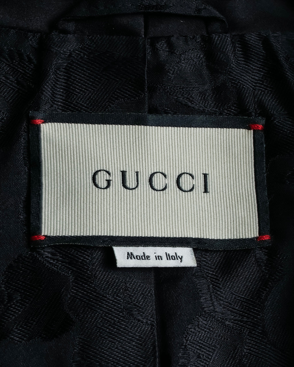 "GUCCI" Pre-Fall 2018 collection message embroidered shawl collar jacket