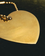 "GUCCI" 80's gold crest bag charm