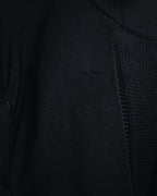 "Christian Dior BOUTIQUE" 2007’s draped viscose mesh-panel pullover