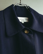 “Christian Dior” 80’s-90’s cropped cotton sports jacket