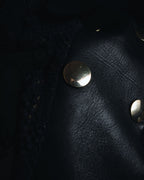 –SPECIAL– "VALENTINO"
Early 2010s lace and leather double-breasted jacket