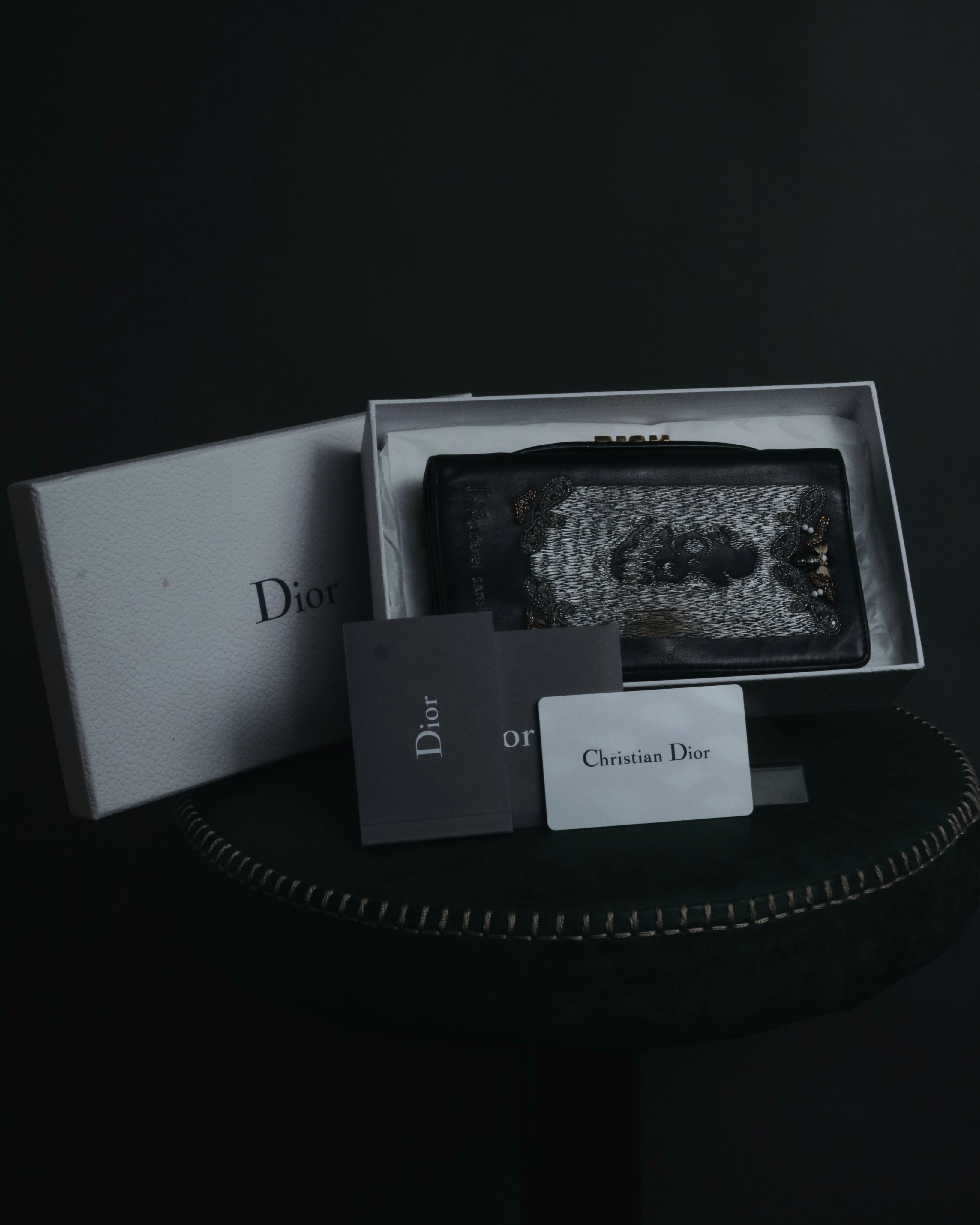 –SPECIALS– "Christian Dior" 10's L’Arcane sans nom tarot collection wallet clutch bag