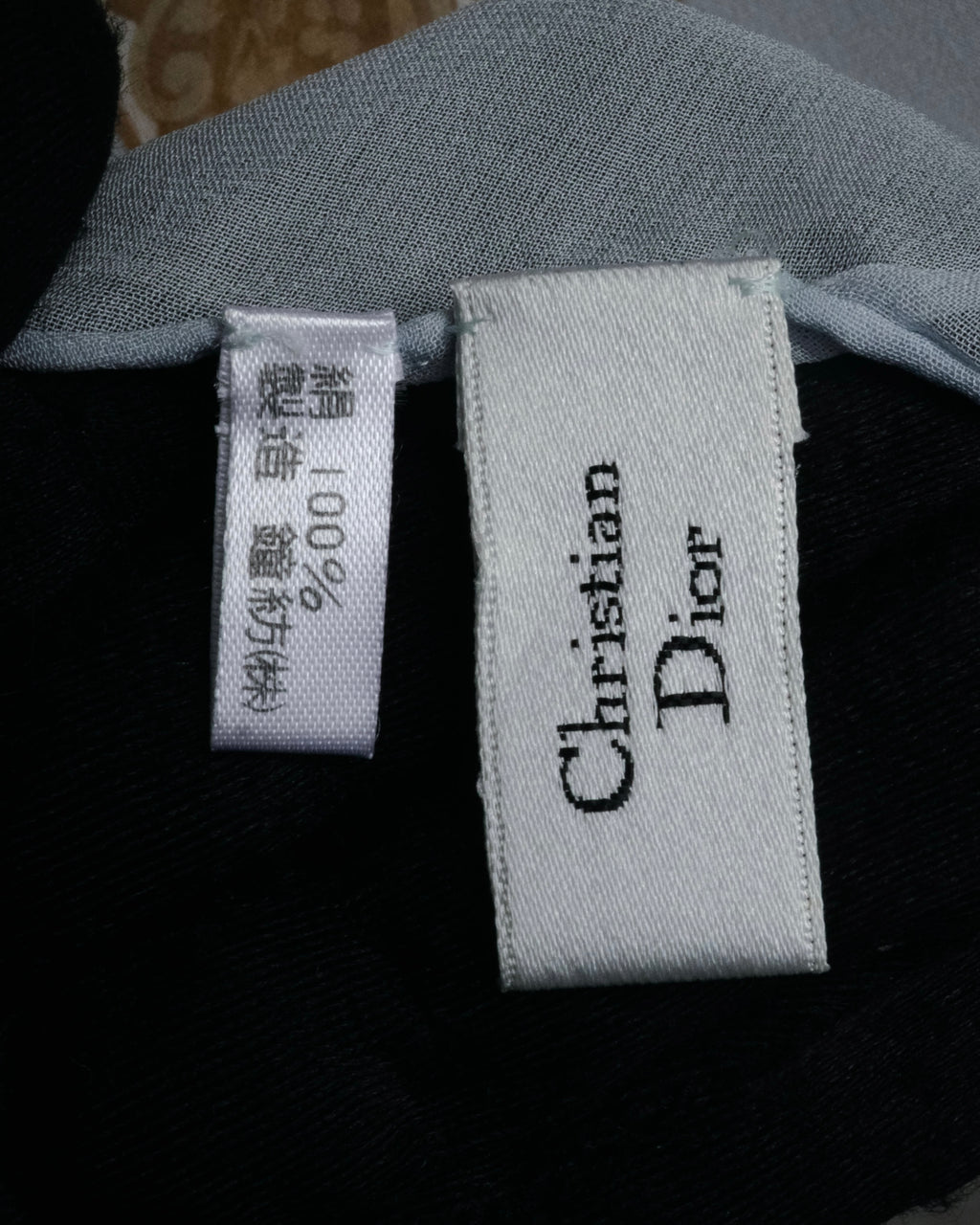 “Christian Dior” 80’s-90’s Classical cornucopia silk scarf