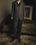 –SPECIAL– "Christian Dior" 80's-90's Classically tailored wool two-piece suit