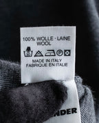 "JIL SANDER" Polo collar design wool knit pullover