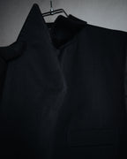 "tricot COMME des GARÇONS"
1989 Velvet-collared double-breasted tailored vest