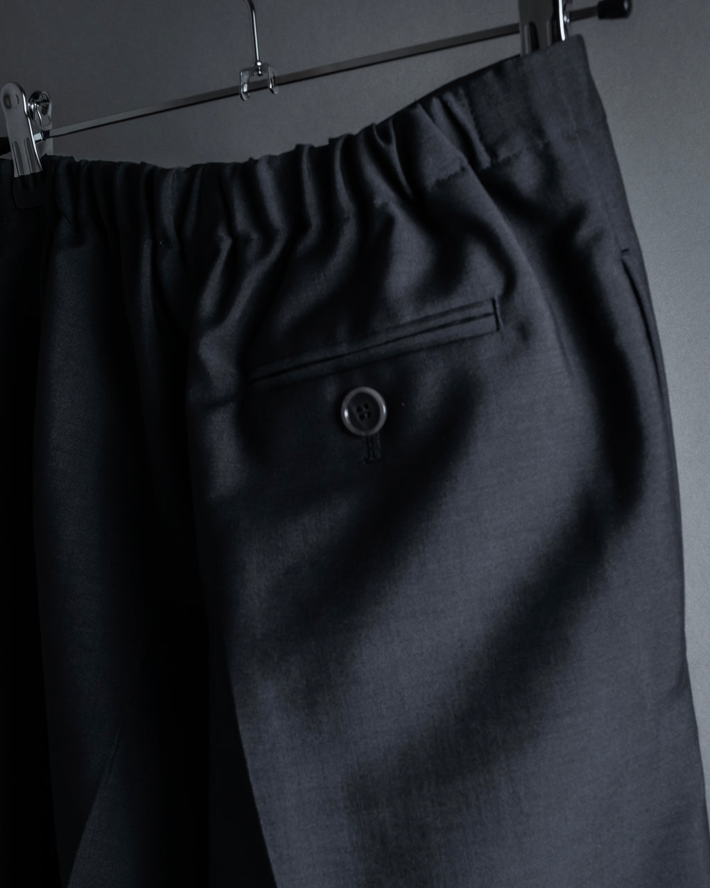"Acne Studios" Button fly design wide straight slacks