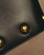 "Salvatore Ferragamo" 90's-00's Elegant leather 2 way handbag