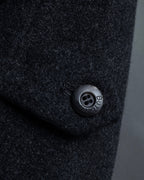 -SPECIAL- "BURBERRYS" 80's-90's Raglan line detail stand collar coat