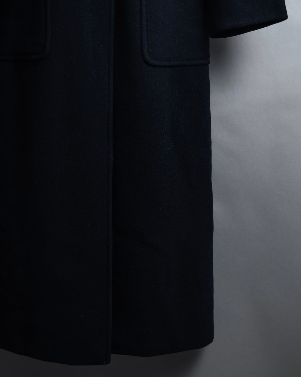 "MAX&Co." Straight fitting super maxi-length chester coat