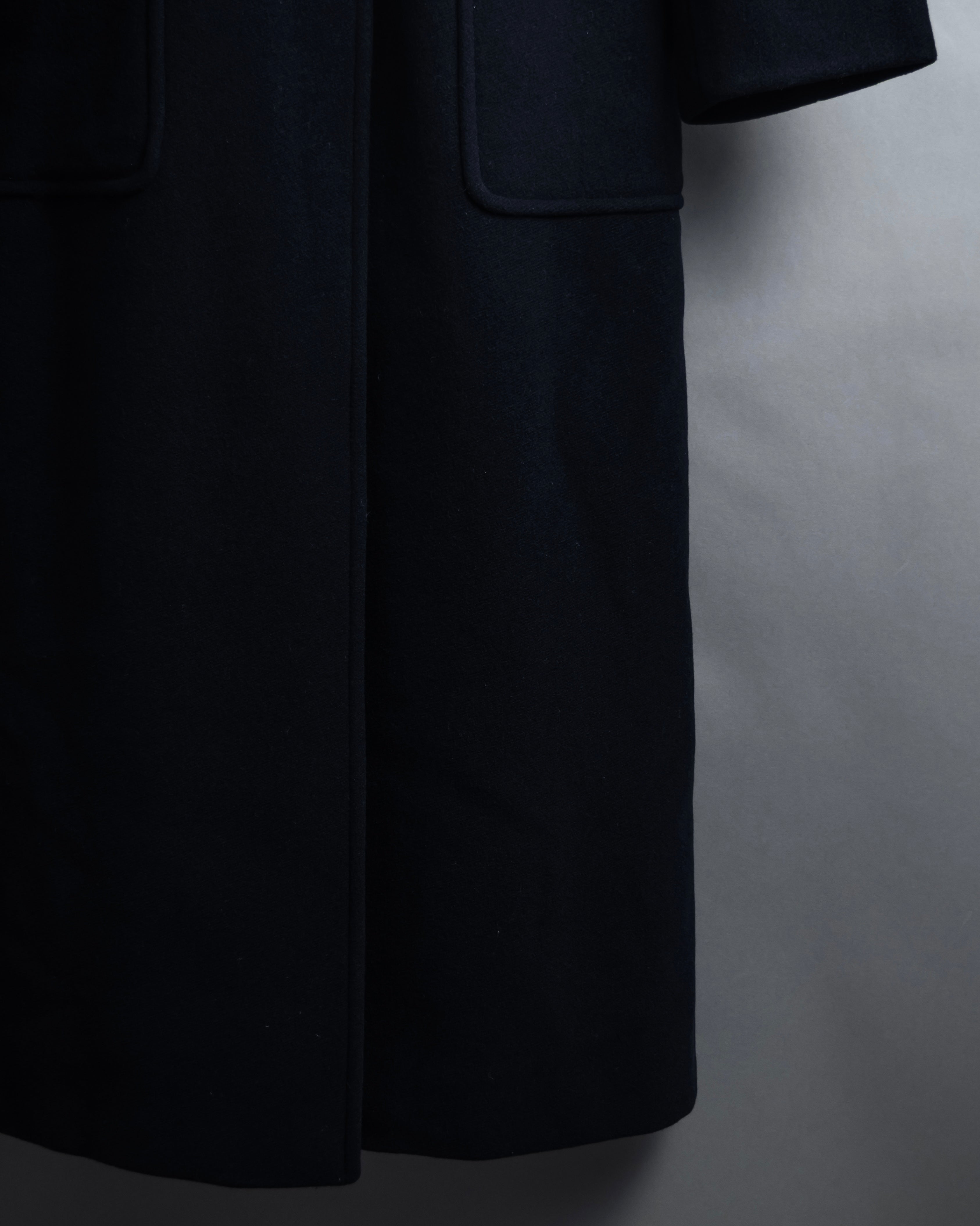 "MAX&Co." Straight fitting super maxi-length chester coat