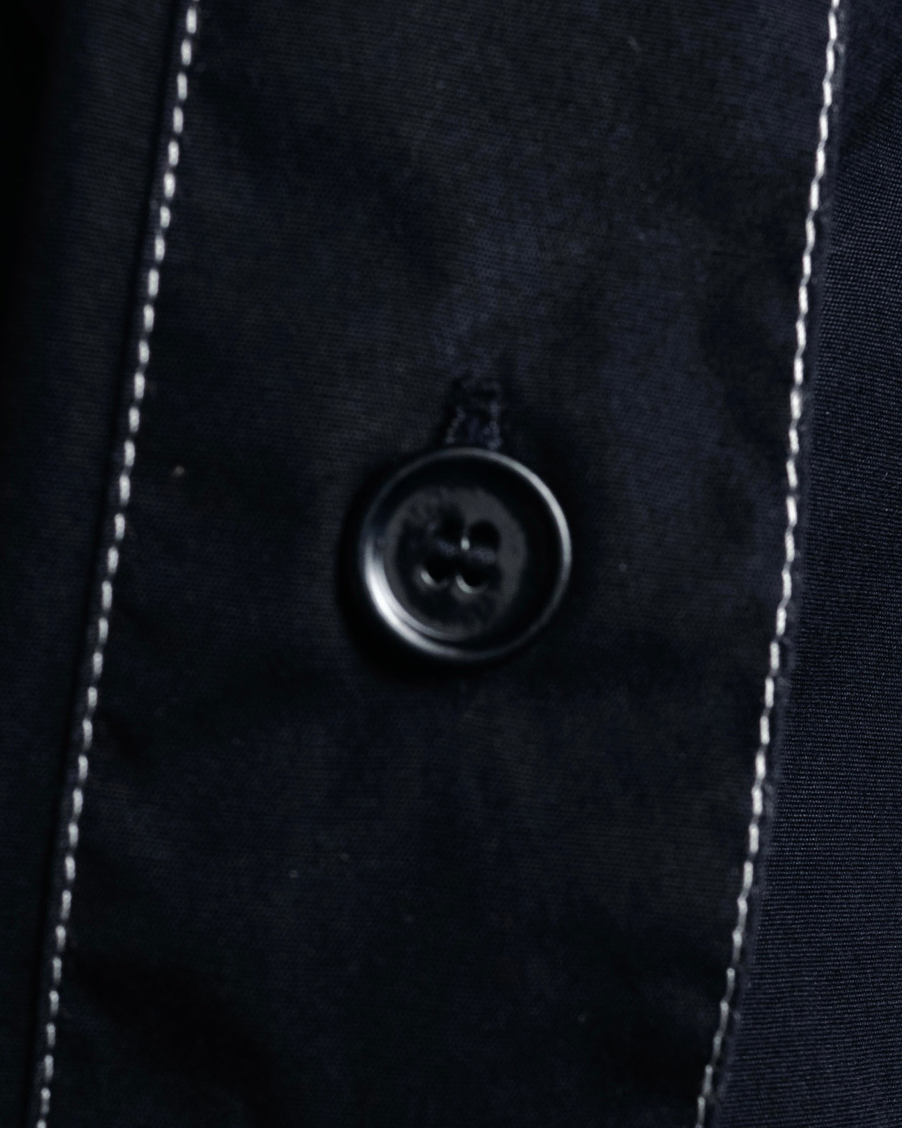 “BOTTEGA VENETA” 2010’s contrast stitch uniform cotton shirt