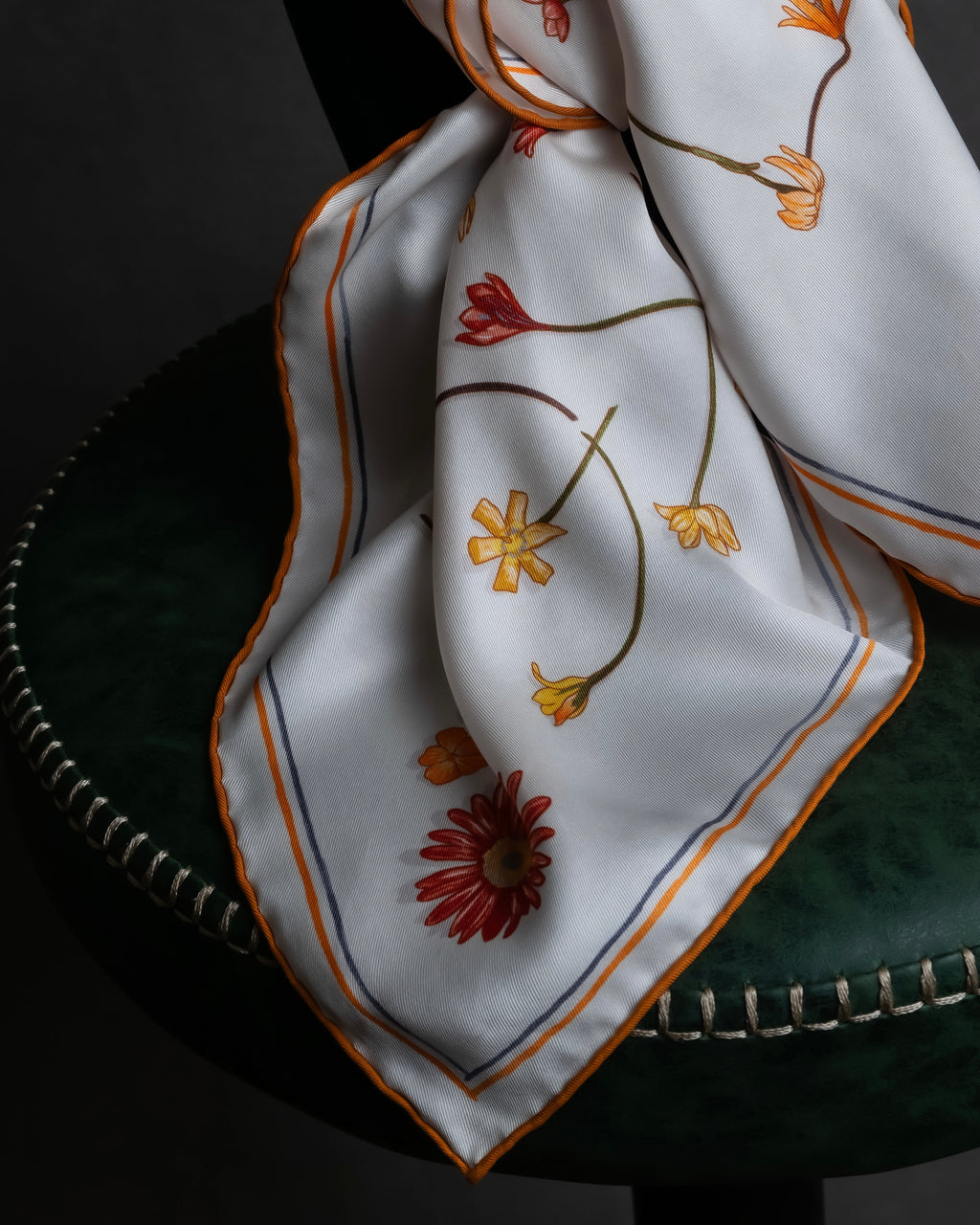 "HERMES" Carré 70 I Like Flowers silk scarf