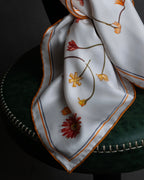 "HERMES" Carré 70 I Like Flowers silk scarf