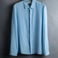 "GUCCI" 100% silk concealed placket shirt