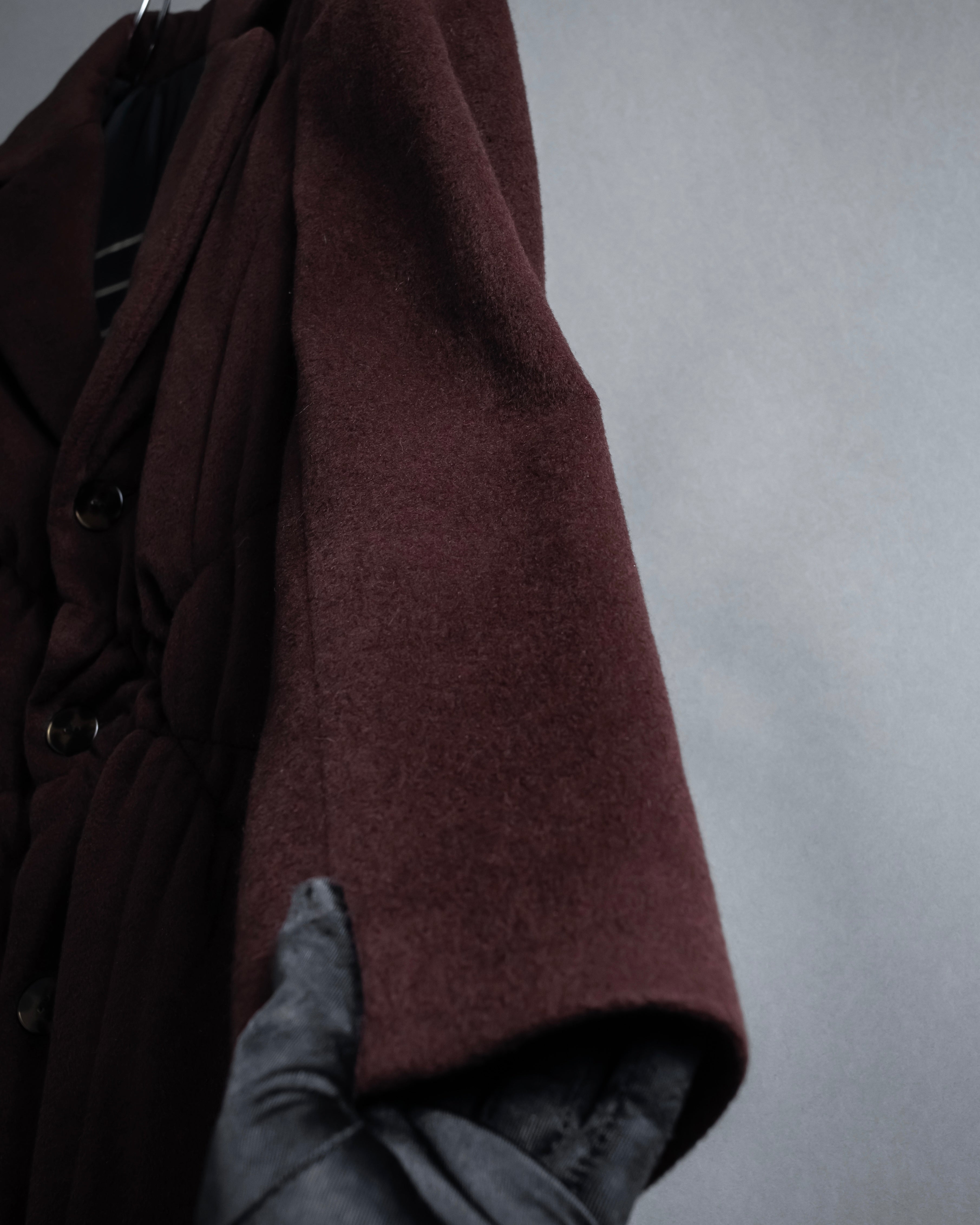 -SPECIAL- "JEAN PAUL GAULTIER"
 1990's-00's Gathered tuck shape design long coat