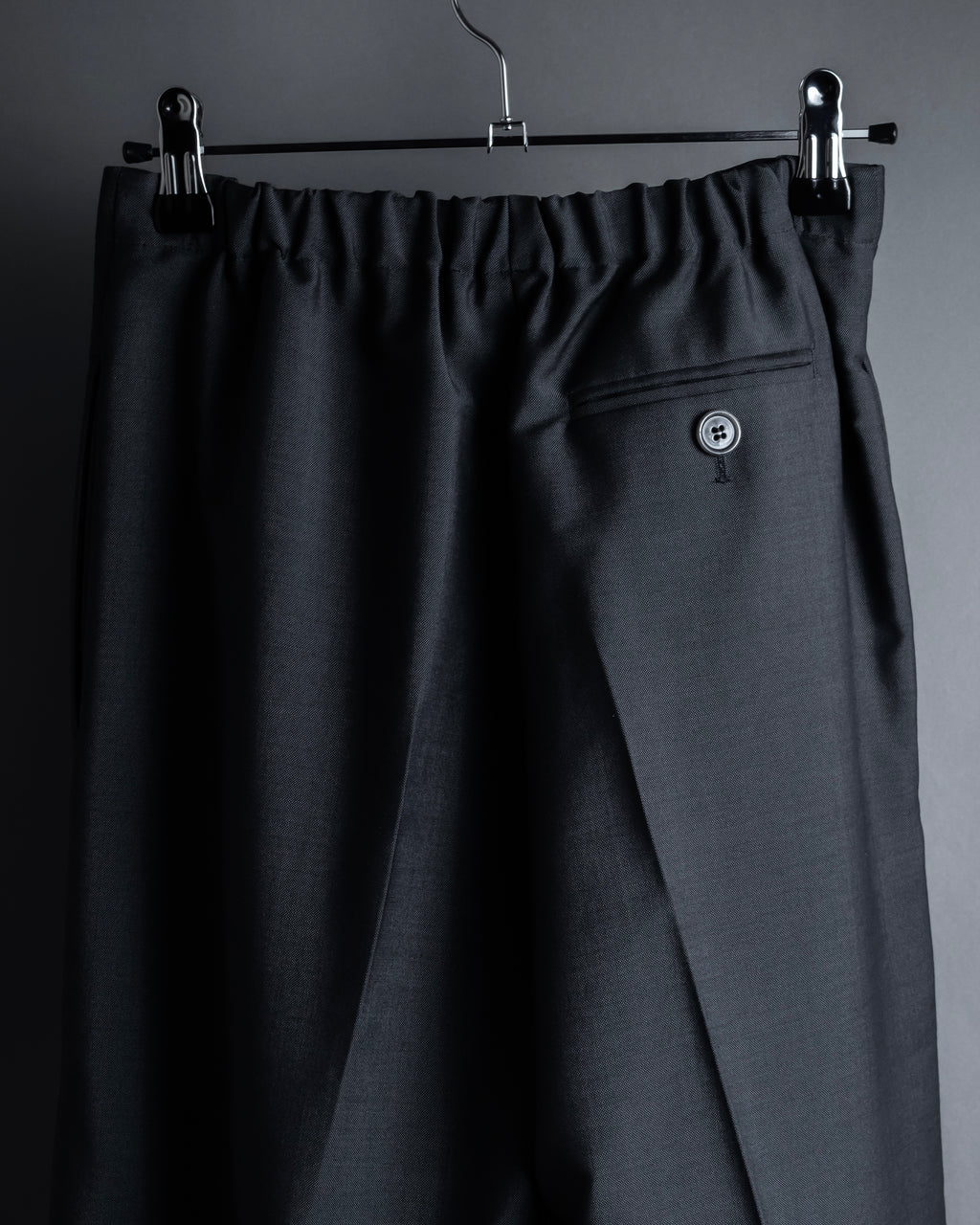 "Acne Studios" Button fly design wide straight slacks