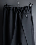 "Acne Studios" Button fly design wide straight slacks