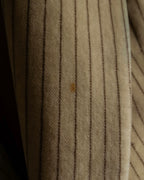 "Vintage brushed peak lapel 1 button tailored jacket"