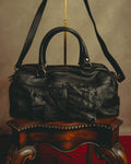 “RED VALENTINO” 2010’s lace bow leather two-way bag